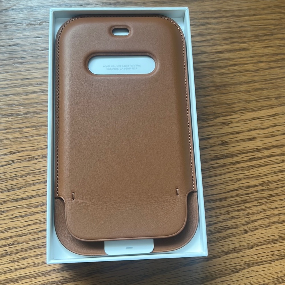 iPhone 12 Mini Leather Sleeve